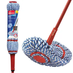 O-Cedar MicroTwist MAX Microfiber Mop, Removes 99% of Bacteria with Just Water