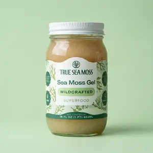 True Sea Moss Unflavored Irish Sea Moss Gel – Rich in Essential Minerals & Vitamins – supports overall vitality