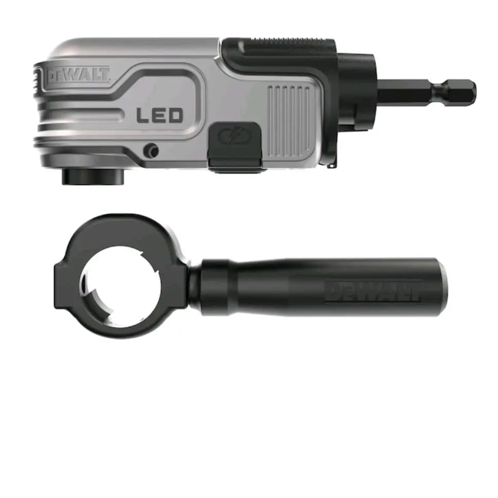 DEWALT FLEXTORQ Lighted Modular Right Angle Attachment for Impact Driver (DWALRAFT)