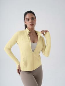 women's solid zip up sports jacket, sporty long sleeve half zip outerwear for yoga gym workout running, ladies sportswear for all seasons, womenswear, coats