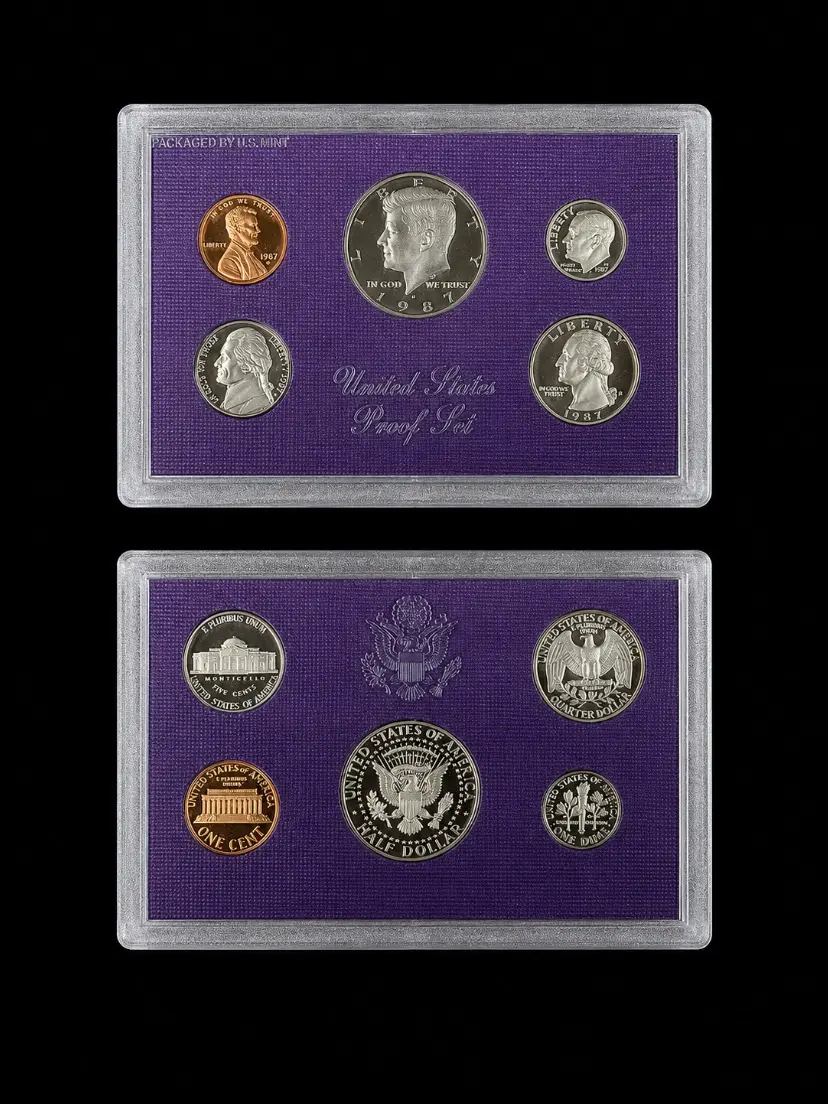 1985 United States Mint Proof Set | 5-Coin Set with Original Packaging
