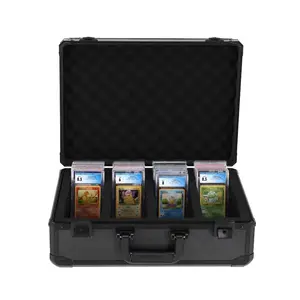 Graded Latching Case for Cards with Four Rows