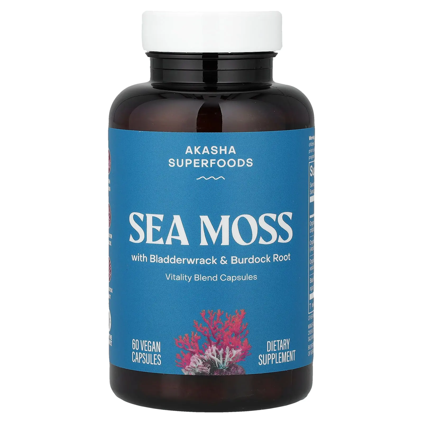 Akasha Superfoods Sea Moss, 60 Vegan Capsules