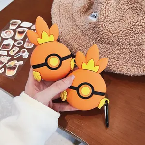 1 piece of Torchic earphone case,Cute wireless Bluetooth earphone case, drop resistant, durable and stylish accessory, suitable for AirPods pro3/1/2/3/4/pro/pro2(Different models may have different shapes)