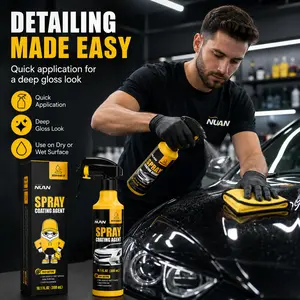 NUAN nano car coating spray-Professional spray coating with superior water beading & UV defense.Spray coating agent