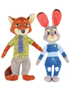 Jay Franco Official Disney Zootopia Judy Hopps Nick Wilde Plush Pillow Buddy