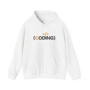 Coding unisex hoodie for Programmers, Cozy Geek Hoodie, Gift for Coders, Computer Science Tee,  Software Developer Shirt