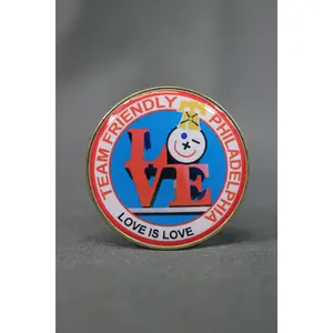 Team Friendly Philadelphia Pin