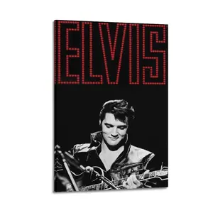 Elvis Canvas Painting Oil Painting Wall Art Canvas Poster Decorative Painting Corridor Decoration Home Ornaments Photo