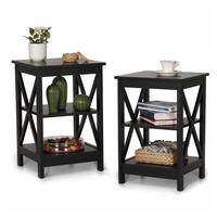 BLACK Side table(set of 2)