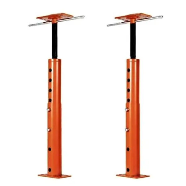 Gaomon 2-Pack Steel House Jacks with Lever Handle & Swivel Plate, 19"-36" Height Range, 18000 LBS Max Load, Structural Lift Tools for Beams/Concrete Temporary Support