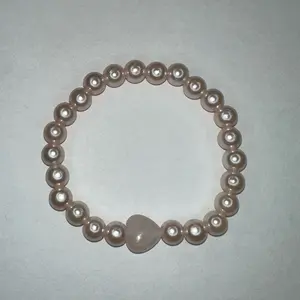 pink heart bracelet