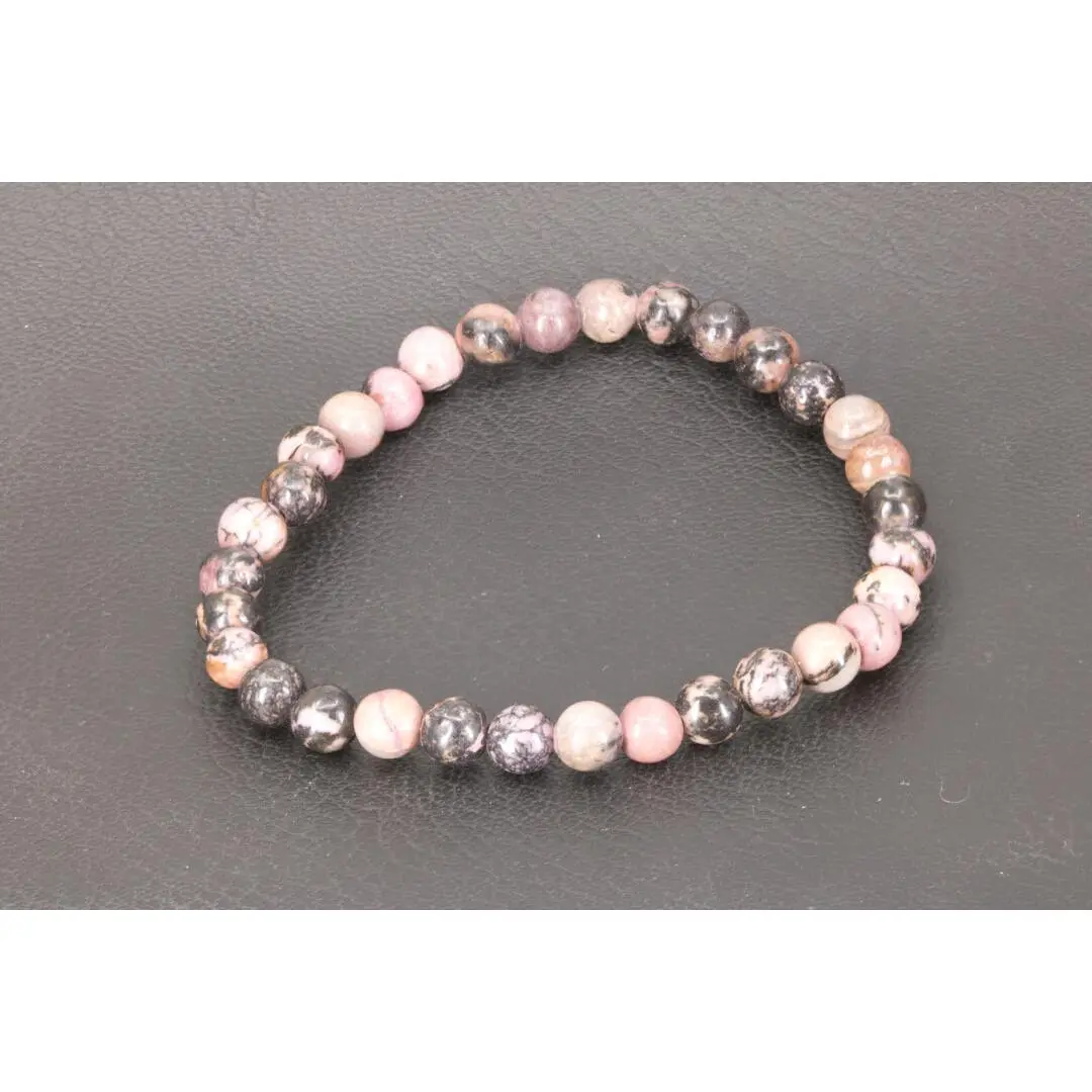 Rhodolite Stretchy Bracelet 6 mm