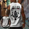 Anime 90s Graphic Sleeveless Tank Tops Men Vest Streetwear Outfits Men Vacation Outfits Sleeveless Shirt