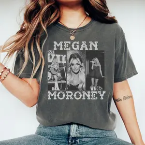 Vintage 90s Megan Moroney Face Shirt, Tour 2025 Graphic Tee, Music Fan Gifts, Menswear Womenswear Top Underwear Streetwear, Trendy Shirt