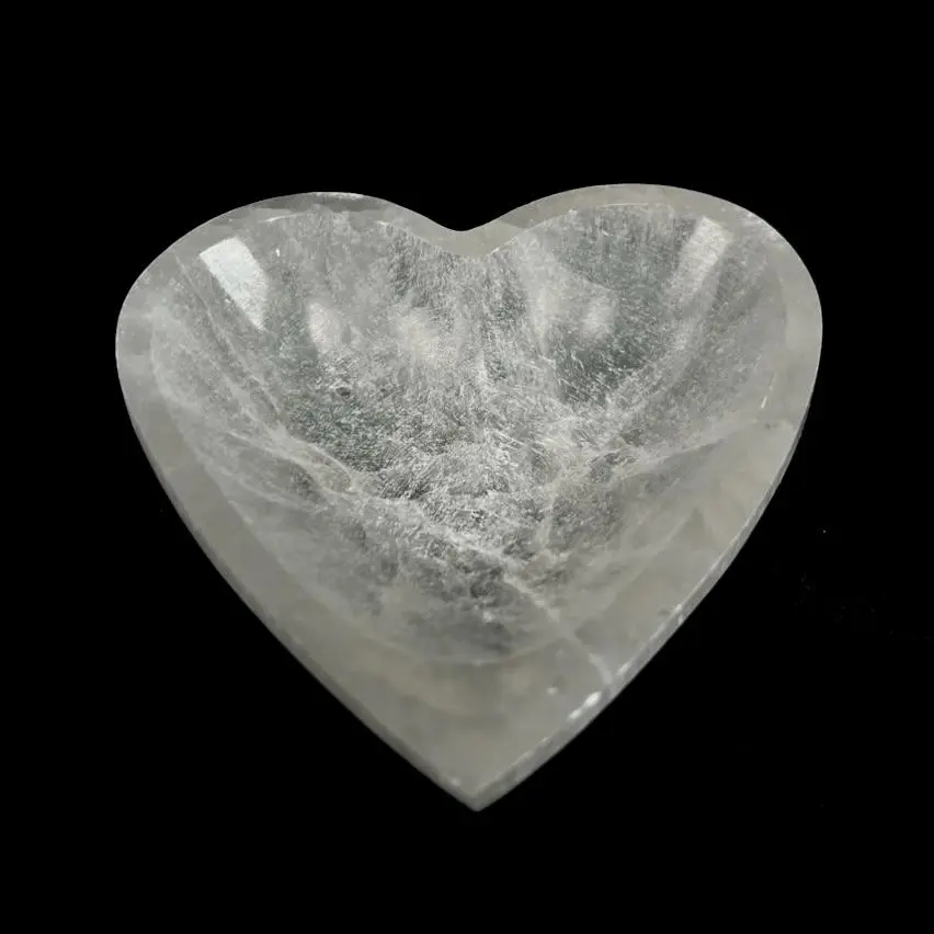 Selenite Heart Bowl