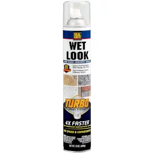 Seal-Krete 357925 Wet Look Concrete Sealer Spray, 24 oz, High Gloss Clear, (Pack of 1)
