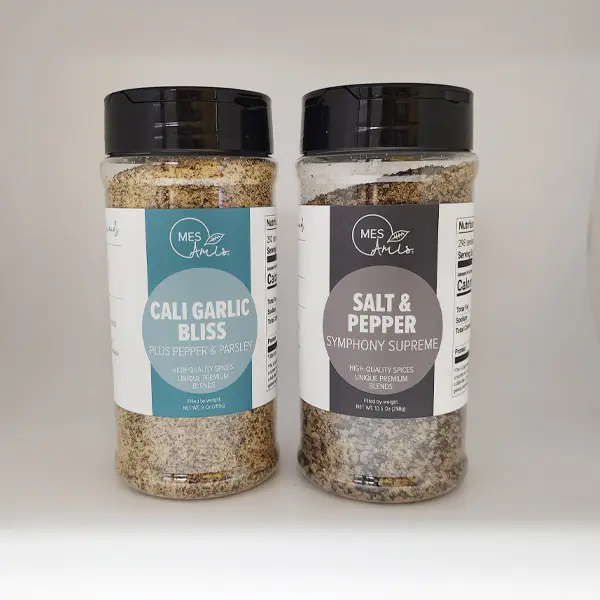 Salt & Pepper Symphony Supreme + Cali Garlic Bliss (2 pack) Flavor Spice