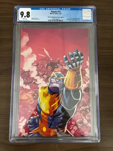 Thanos #13 5th Printing Unknown Comics Virgin Exclusive, CGC 9.8 Near Mint/Mint Blue Label, Infinity Gauntlet Saga Modern Age (1992-now) [IN STOCK]