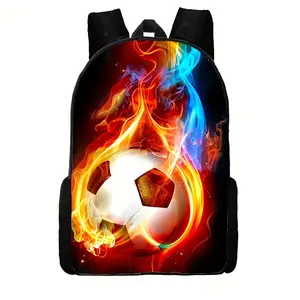 Custom High-Quality Backpack / Schoolbag: Featuring HD Printing, Durable, Lightweight, and Suitable for Teenagers (Boys and Girls). Includes Internal Pockets and Zipper Closure; Non-Foldable Design. (Please Note: Minor variations in pattern placement may