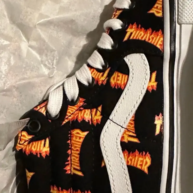 Vans skate shoe with brand Thrasher collab Footwear Athletic