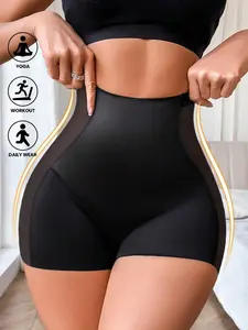 VYNCE  Tummy Control Panties - Women Shaping Underwear Compression Bodyshaper Girdle Hollow Mesh Flat Corner Pants