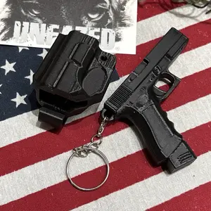 Mini Tactical 9 MM Keychain,Pocket-Style Novelty Key Ring,Gift for Men,boyfriend gift