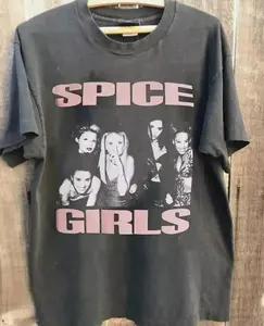 Spice Girls Band T-shirt, For Men Women, For Fans Unisex Casual Cotton Streetwear Trendy