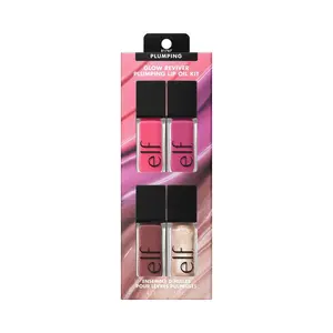 e.l.f. Glow Reviver Plumping Lip Oil Gift Set - 4pc e.l.f. Glow Reviver Plumping Lip Oil Gift Set - 4pc