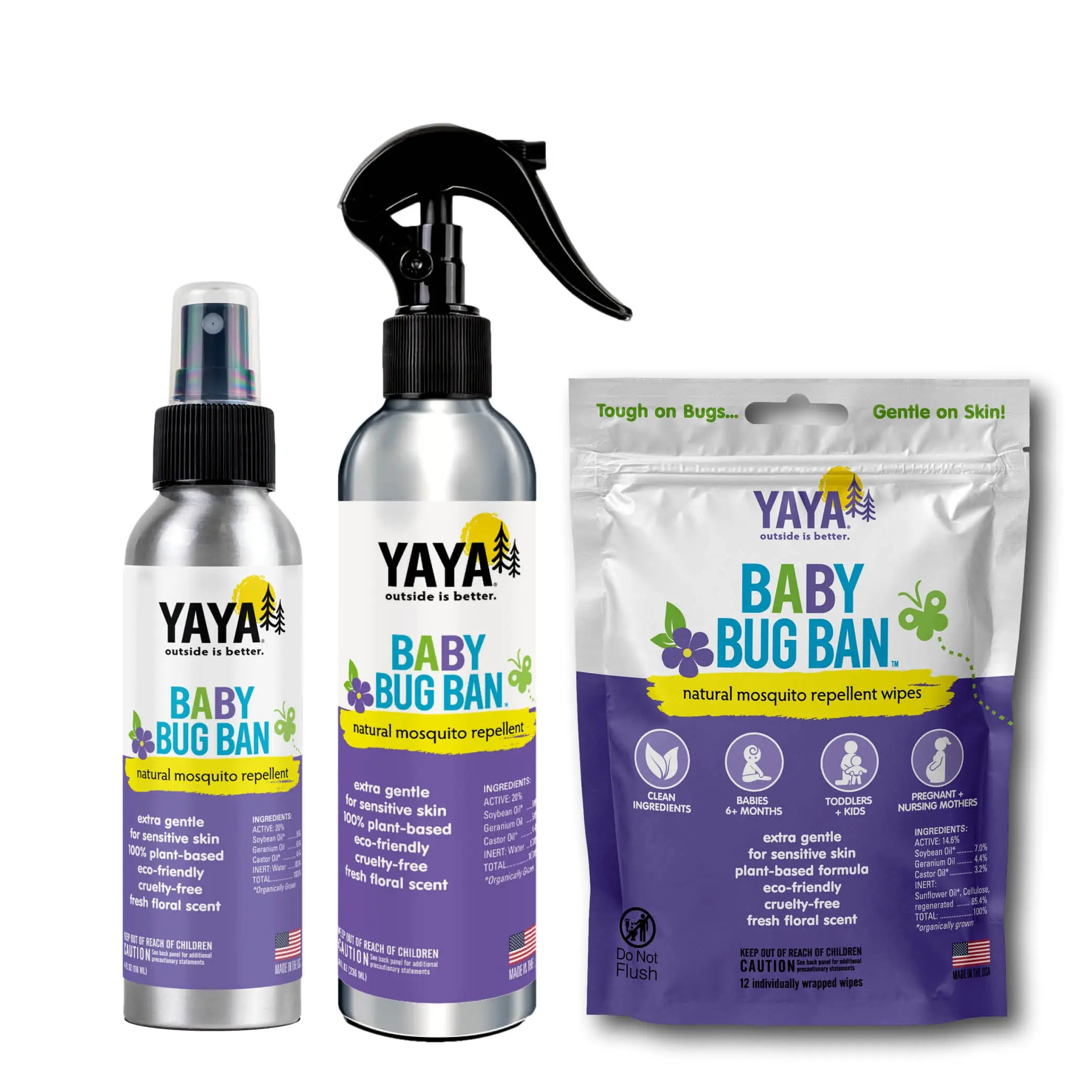 BABY BUG BAN Natural Bug Repellent for Sensitive Skin