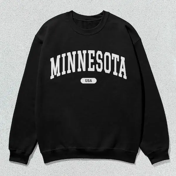 Minnesota Sweatshirt USA Collegiate Crewneck Sweater Unisex