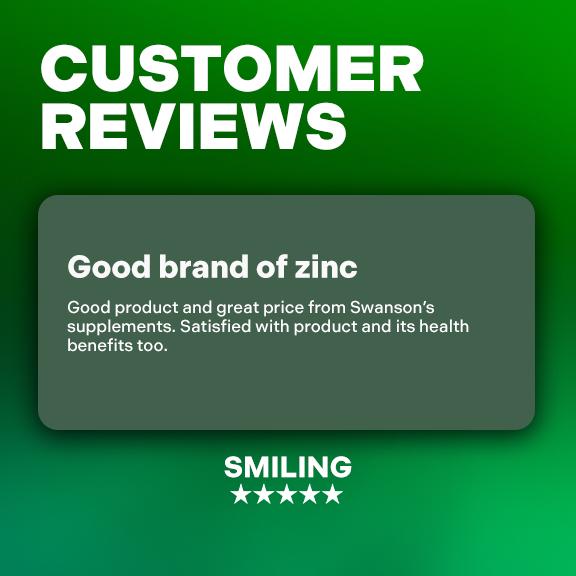 Swanson Zinc Picolinate 22 mg Body Preferred Form 60 Vegan Capsules for Immune Health & Collagen Production US Healthcare Supplement