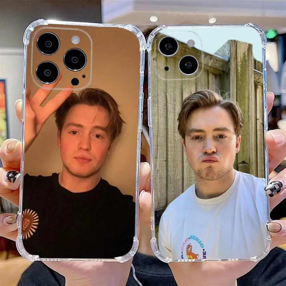 Actor Kit Connor Phone Case For iPhone 15,14,13,12,11 Plus,Pro,Max,XR,XS,X,7,8 Plus,SE,Mini Transparent Silicone Soft