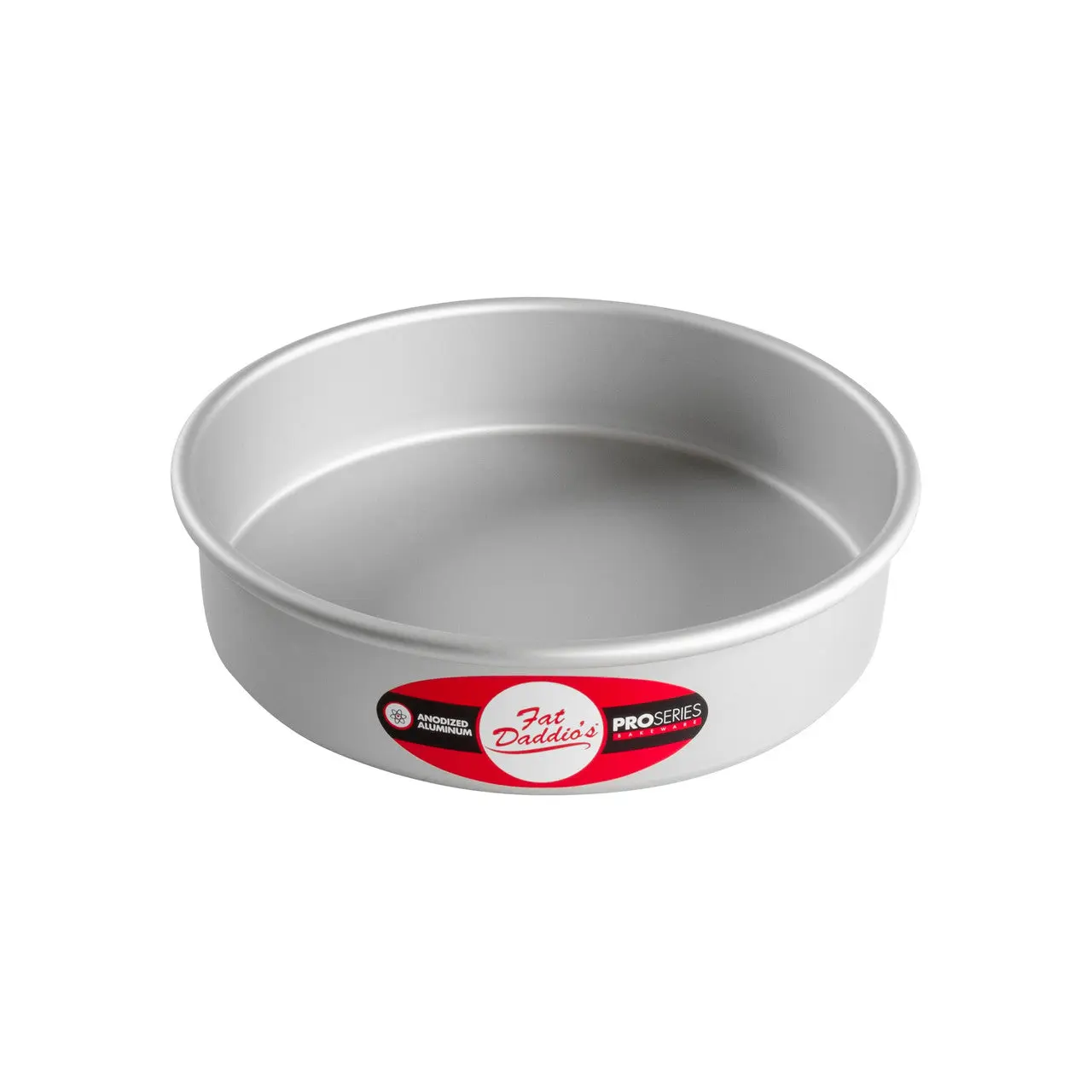 Fat Daddio's PRD-82 Anodized Aluminum Round Cake Pan, 8 x 2 inch