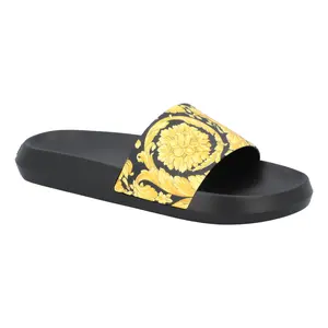 Pre-owned Versace Men's Barocco Bathing Slides by Rebag