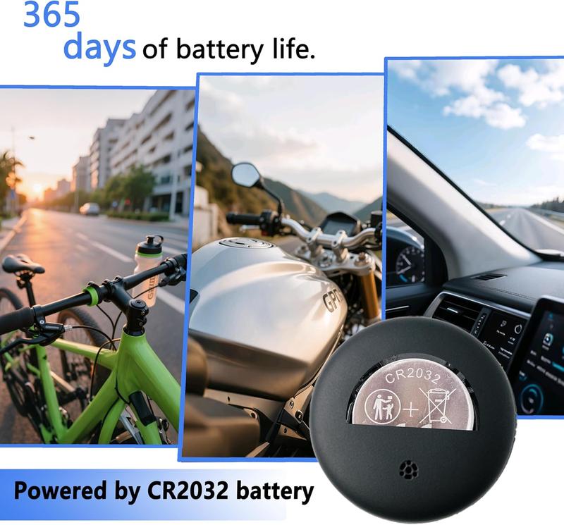 GPS Tracker for Vehicles - Car Tracker Device Hidden for Vehicles, Real-Time Mini Tracker Device for Vehicles, No Monthly Fee Subscription No SIM Card Required(Available for Android and iOS) (Black)