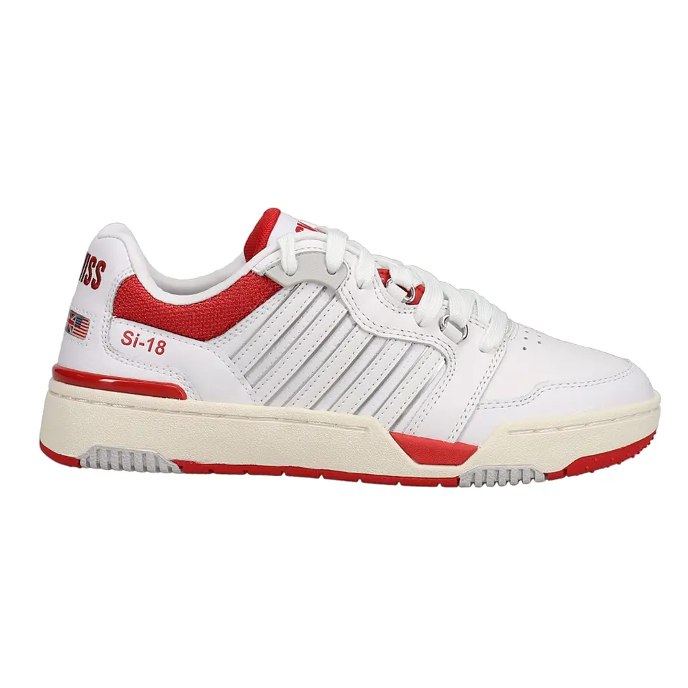 K-Swiss Mens Si-18 Rival Lace Up Sneakers Shoes Casual - White