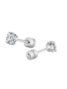 Girls' 2mm-6mm Basket Set Stud Screwback Earrings, Stud Earring Jewelry, Stylish Accessory for Everyday Wear, Perfect Gift Idea for Her