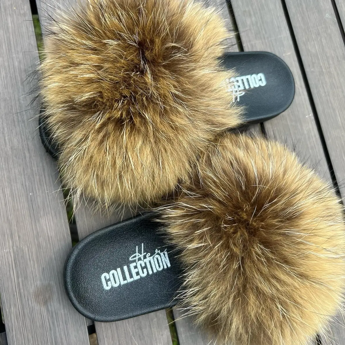 “Teddy” Furry Winter Slippers/slides