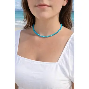 Larimar & Liquid Silver Necklace