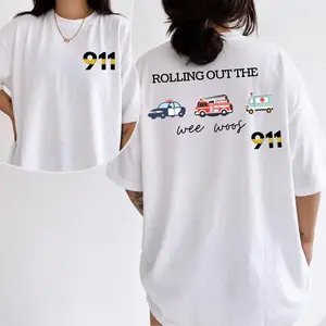 Rolling out the Wee Woos Funny T-Shirt, 911 Dispatcher Gift Sweatshirt, First Responder, Gift for Dispatcher