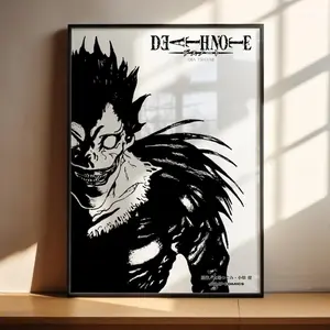 Death Note Anime Poster, Ryuk Art Print, Anime Wall Decor, Anime Gift
