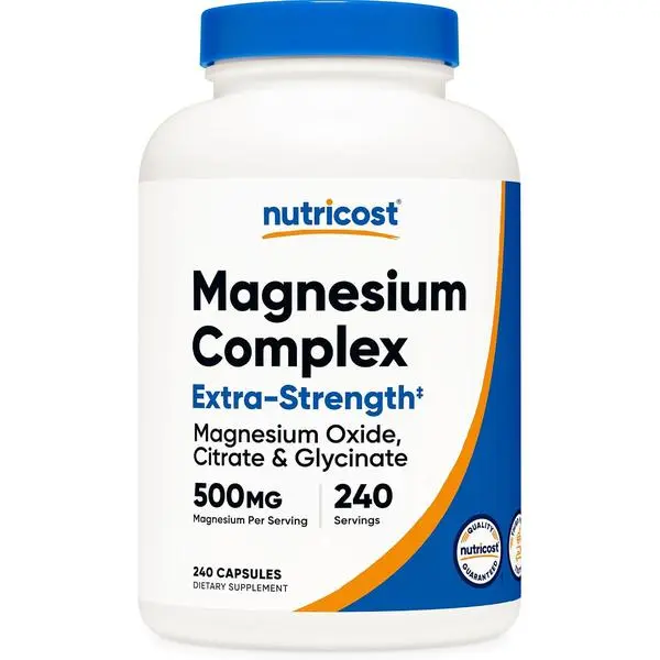 Magnesium Complex Extra Strength 500mg, 240 Capsules