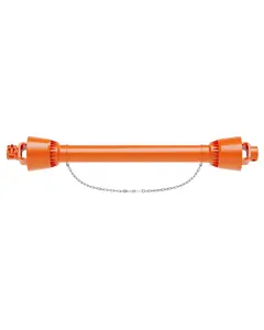 39"-55"PTO Drive Shaft, 6 Spline Both Ends PTO Shaft, Series 4 Tractor PTO Drive Line Shaft, 1-3/8" PTO Friction Shaft,for Bush Hog/Finis, Orange