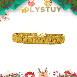 [7.87inch by 11.6mm Watch Bracelet]【FOLYSTUY (YNW16)】Watch Bracelet Unisex Fashion Bracelet for Women or Men