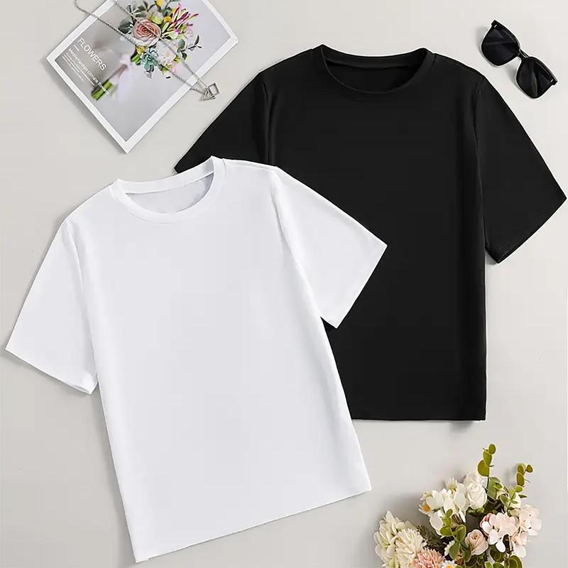 Summer Casual Crew Neck Tee Featuring Highland Cow Love Graphic and Pink Floral Design in Stretchy Polyester Knit Fabric Summer Casual Crew Neck Tee Featuring Highland Cow Love Graphic and Pink Floral Design in Stretchy Polyester Knit Fabric