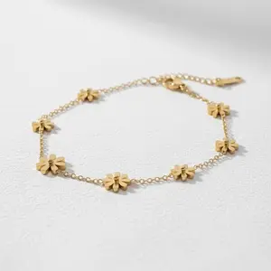 Daisy Flower Summer Anklet