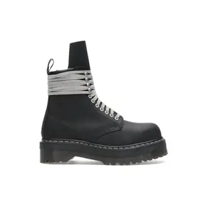 Dr. Martens Women's 1460 DRKSHDW Quad Sole Steel Toe Boot Rick Owens Black, from StockX
