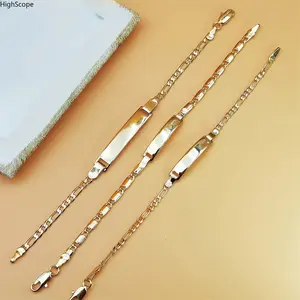 Dainty Minimalist Gold Chain Bracelet Set, Stackable Thin Wristband Jewelry, Aesthetic Everyday Accessories for Men Women