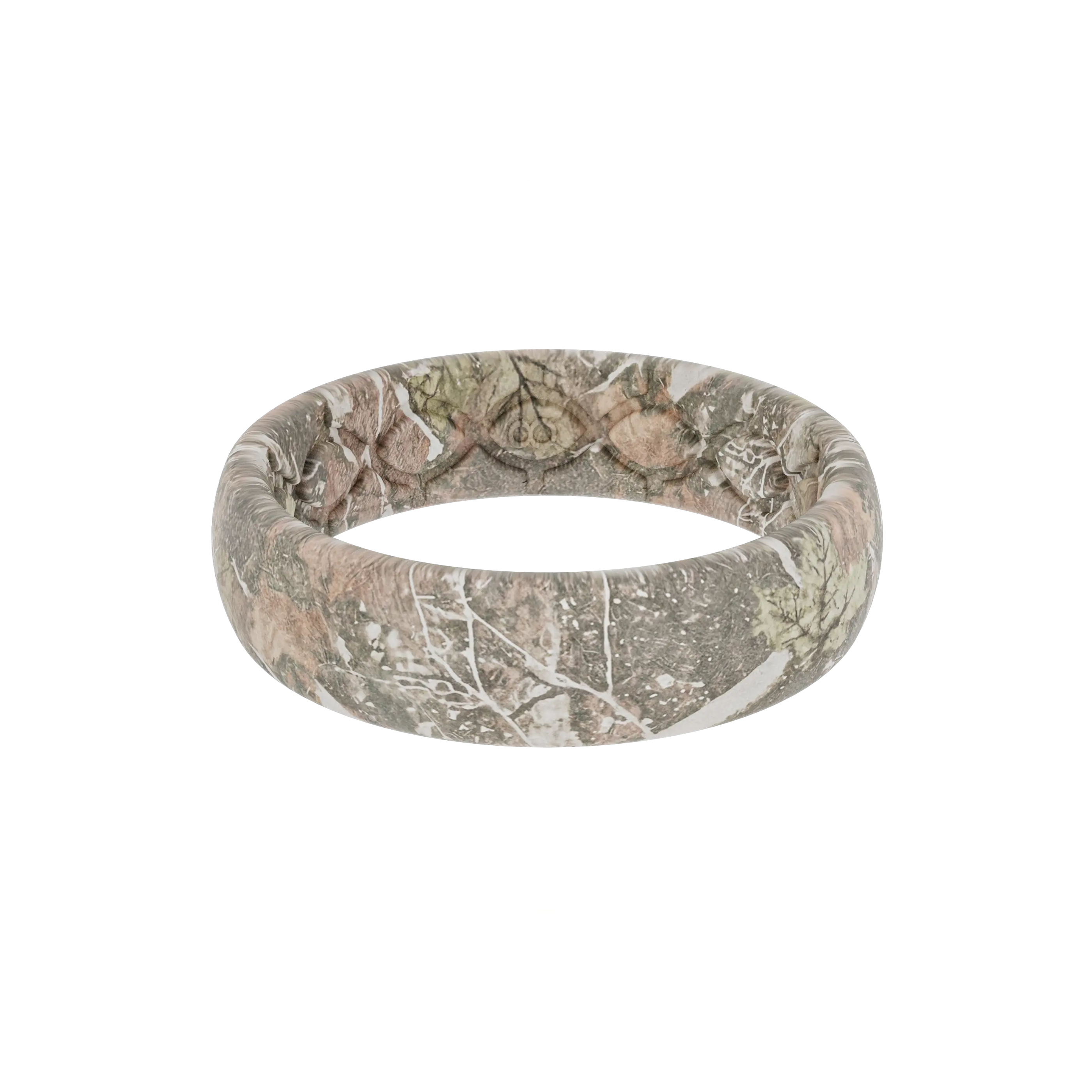 Groove Life Faded Camo Thin Ring – Neutral Camo Silicone Wedding Band for Women, Lightweight & Everyday Wear